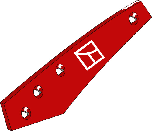 38.0122 Pflugteil Streichblech-Streifen - links (PR9.002.04) passend für Vogel und Noot