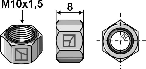 Sechskantmutter M10