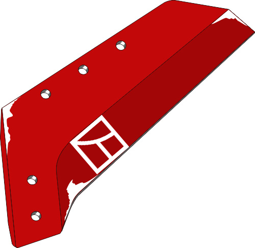 38.0085 Pflugteil Wechselspitzenschar - 18'' - links (LK2.001.14A) 38.0085 Pflugteil Wechselspitzenschar - 18'' - links (LK2.001.14A) passend für Vogel und Noot