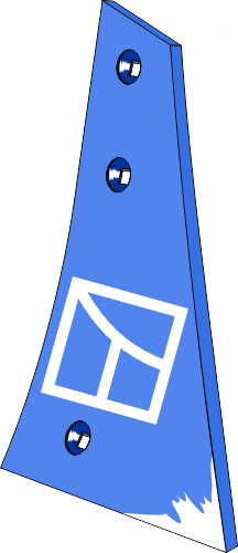 37.0017 Pflugteil Streichblech-Vorderteil VRP342R - rechts (2700.22.01) 37.0017 Pflugteil Streichblech-Vorderteil VRP342R - rechts (2700.22.01) passend für Rabe