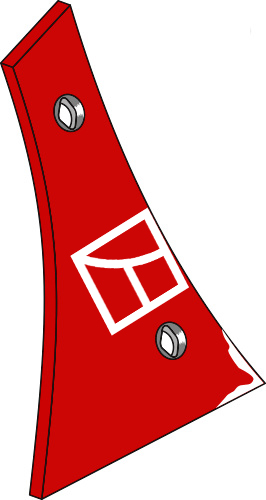 38.0067 Pflugteil Streichblech-Vorderteil - links (PR7.000.04) passend für Vogel und Noot