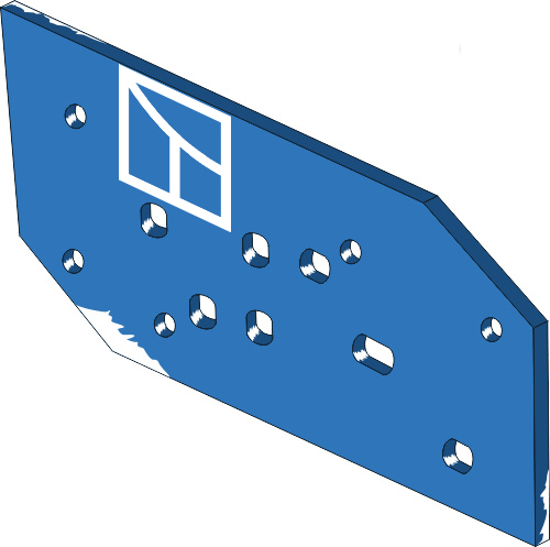 44.0017 Pflugteil Anlage Profi L - links passend für Frost