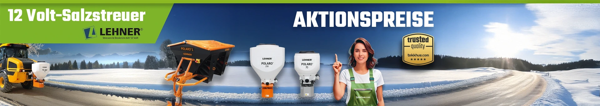 LEHNER Polaro 12 Volt-Streuer von tekkhus.com