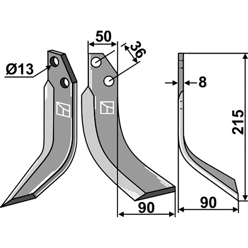JNC-05R Fräsmesser, rechte Ausführung JNC Fräsmesser, rechte Ausführung IHOF JNC-05R