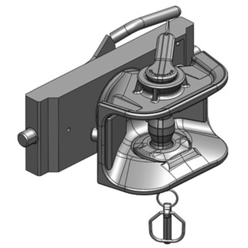 Traktorentechnik Anhängetechnik Scharmüller Zugmaul Standard mit Adapterplatte #03.3095.06-A02 Traktorentechnik Anhängetechnik Scharmüller Zugmaul Standard mit Adapterplatte #03.3095.06-A02