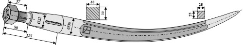 Greiferzinken 600mm