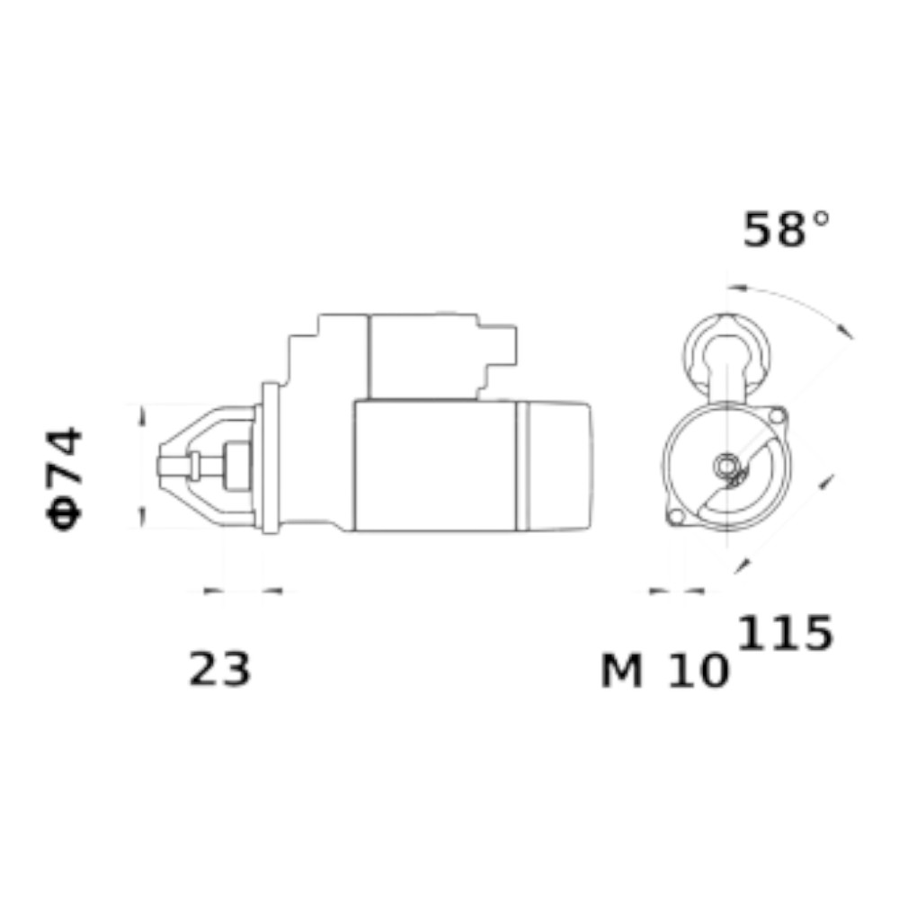MAHLE Anlasser, Starter MAHLE Anlasser, Starter