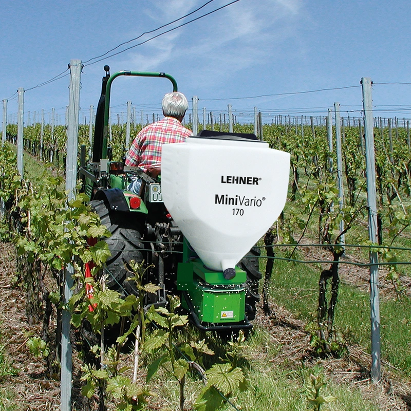 LEHNER MiniVario® 110 12 Volt-Streuer für Weinbau und Obstanbau 