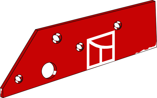 38.0051 Pflugteil Anlage - rechts (PR1.036.01) 38.0051 Pflugteil Anlage - rechts (PR1.036.01) passend für Vogel und Noot