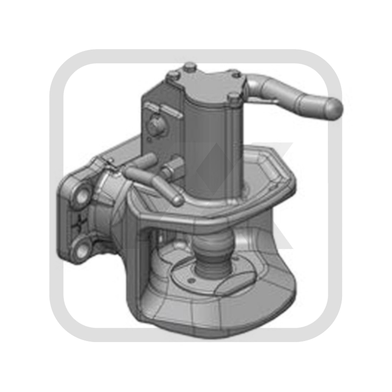 Zugmaul automatisch mit Flansch 120 x 55, 15 mm Bohrung M14, Scharmüller Landwirtschaft Zugmaul automatisch mit Flansch 120 x 55, 15 mm Bohrung M14, Scharmüller