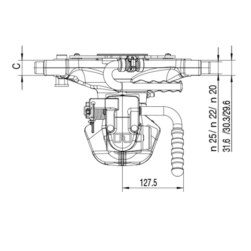 Anhängekupplung Rockinger RO865D30345 für John Deere