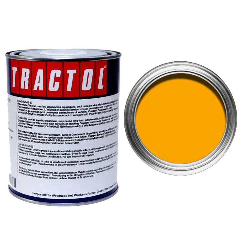 P141263 JCB gelb Tractol Tractol Lack 329 P141263 JCB gelb Stoß-, Schlag-, und Kratzfestigkeit