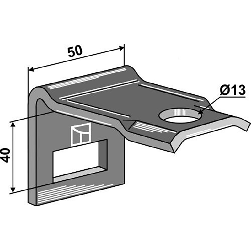 Landwirtschaft Bodenbearbeitung Grubber Schare & Leitbleche Halter für Zinken 32 x 10 Landwirtschaft Bodenbearbeitung Grubber Schare & Leitbleche Halter für Zinken 32 x 10