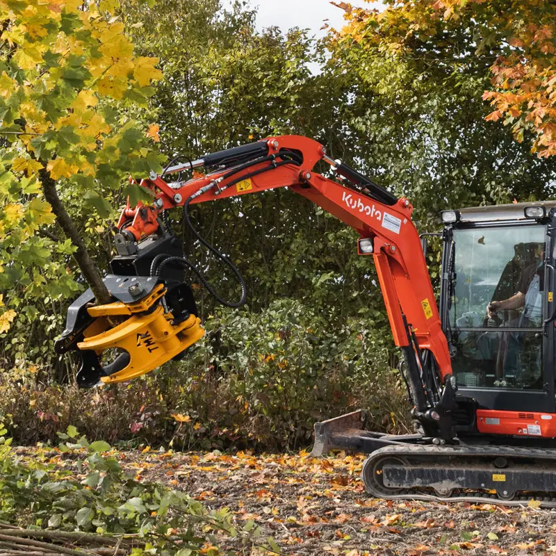 Baumschere TMK 300 Fällgreifer Baumschere TMK 300