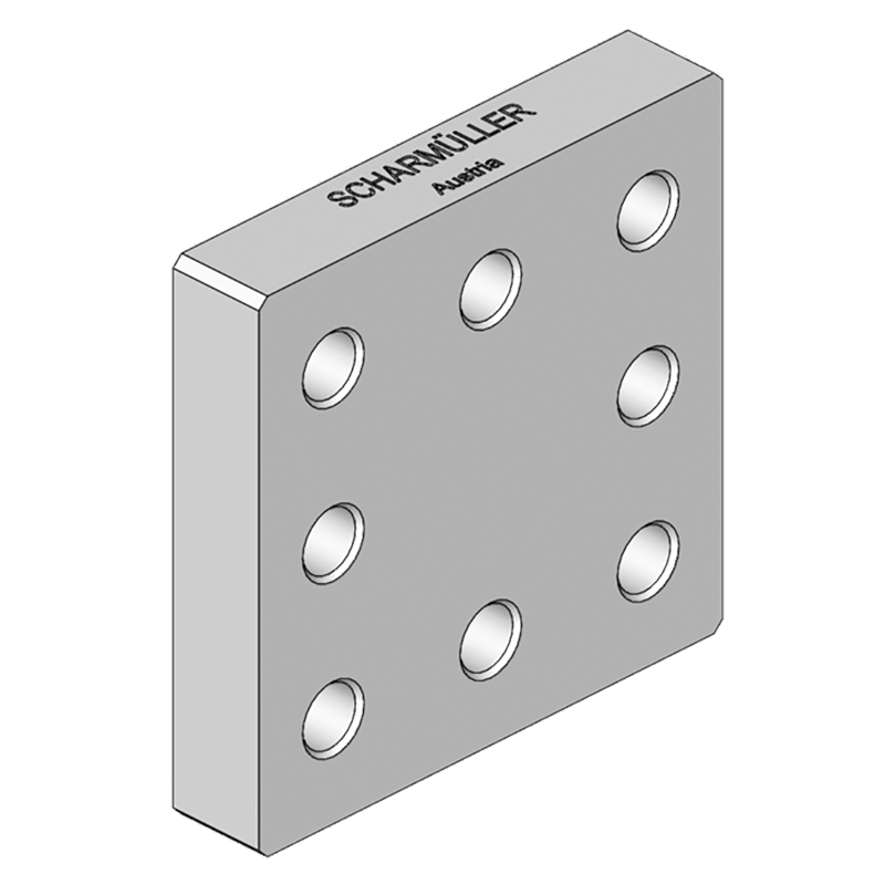 Traktorentechnik Anhängetechnik Scharmüller Anschweißplatte #00.645.50.0 Traktorentechnik Anhängetechnik Scharmüller Anschweißplatte #00.645.50.0