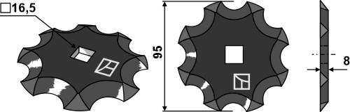Futtermischwagenmesser
