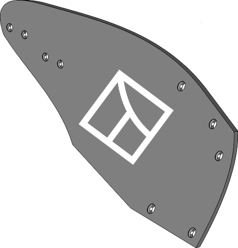 35.0113 Pflugteil Streichblech-Hinterteil - rechts (173484-173436) 35.0113 Pflugteil Streichblech-Hinterteil - rechts (173484-173436) passend für Grégoire Besson