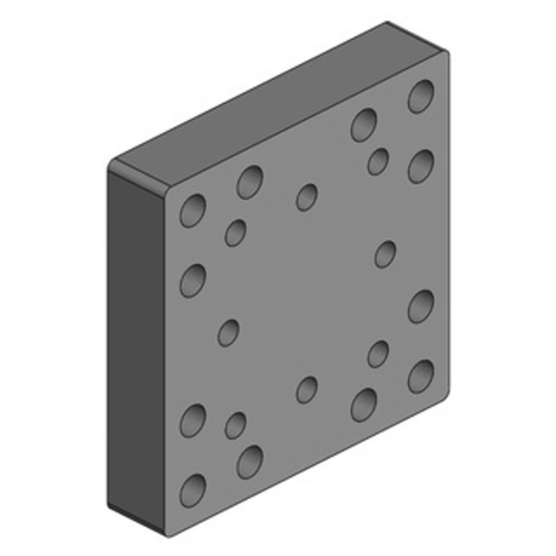 Traktorentechnik Anhängetechnik Scharmüller Anschweißplatte #00.645.17.0 Traktorentechnik Anhängetechnik Scharmüller Anschweißplatte #00.645.17.0