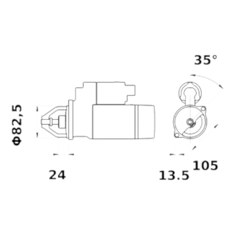 MAHLE Anlasser, Starter MAHLE Anlasser, Starter