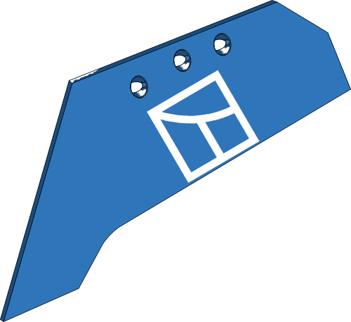 44.0061 Pflugteil Schnabelschar M40WS - links passend für Frost