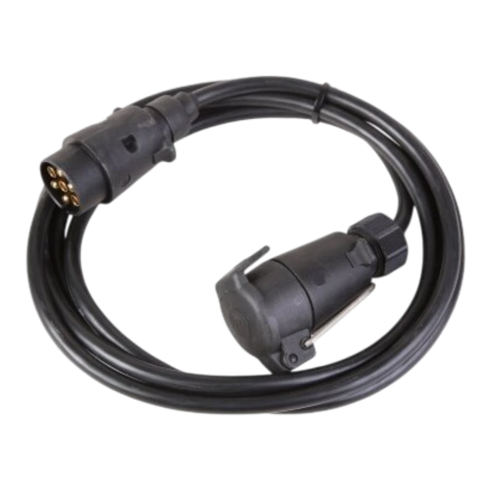 Verlängerungskabel 7-polig Stecker auf Kupplungsdose – 5 m