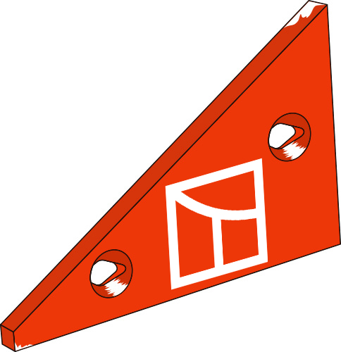 43.0053 Pflugteil Anlagenspitze (024013) passend für Niemeyer