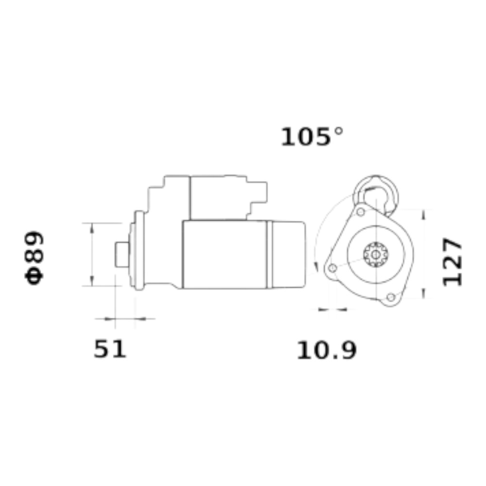 MAHLE Anlasser, Starter MAHLE Anlasser, Starter