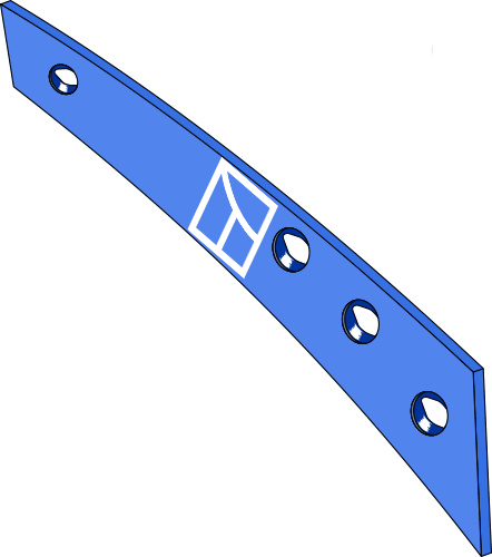 37.0153 Pflugteil Streichblech-Streifen SRP330W1 - rechts (2759.03.01) passend für Rabe