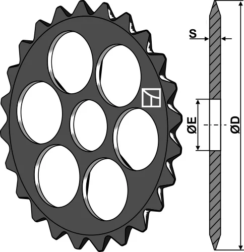 Industriehof Scherenbostel | Sternring - Ø575mm (311-506)