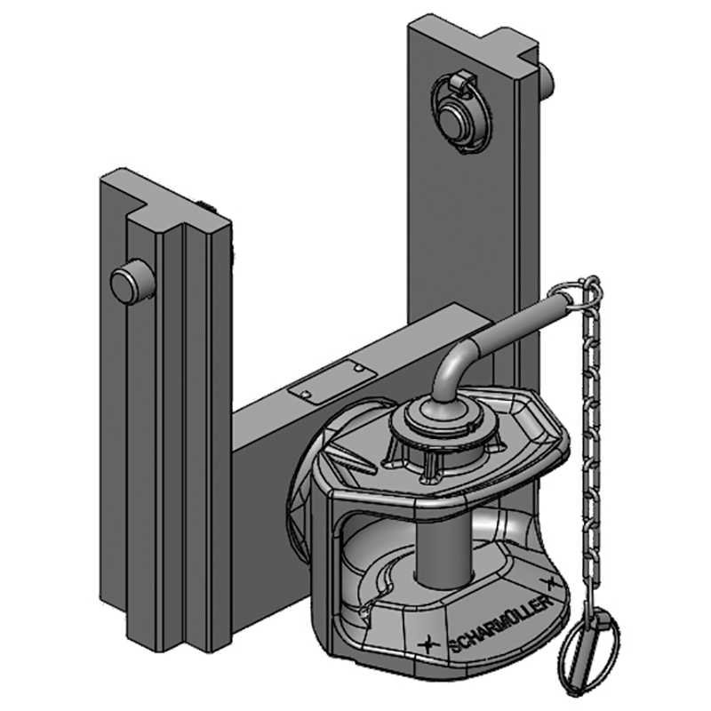 Traktorentechnik Anhängetechnik Scharmüller Zugmaul Standard mit Adapterplatte #05.5101.00-A11 Traktorentechnik Anhängetechnik Scharmüller Zugmaul Standard mit Adapterplatte #05.5101.00-A11